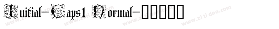 Initial-Caps1 Normal字体转换